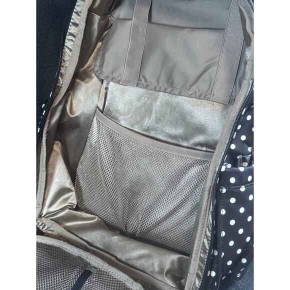 USED JuJuBe Legacy Collection Be Right Back BRB Diaper Bag Backpack Polka Dot - Picture 11 of 13
